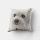 Westieテリアの子犬の飼い犬の装飾用クッションの家の装飾 クッション (裏面)