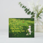 Westie卵- Traordinaryイースター--を望みます シーズンポストカード (スタンド正面)