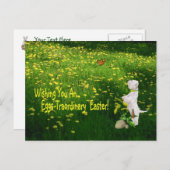 Westie卵- Traordinaryイースター--を望みます シーズンポストカード (正面/裏面)