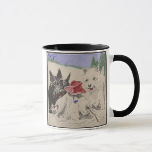 Westie及びスコッチテリアのマグ マグカップ
