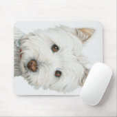 Westie犬 マウスパッド (マウス)