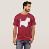 Westie犬(白い) Tシャツ (正面フル)