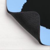 Westie犬(黒) マウスパッド (コーナー)