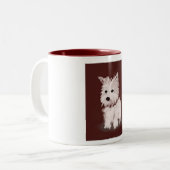 Westie ツートーンマグカップ (正面左)