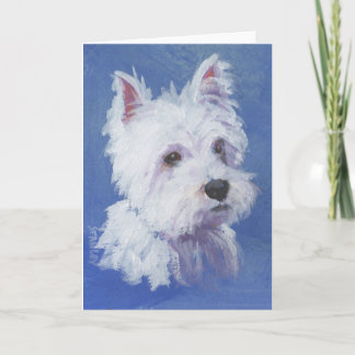 Westie (中ブランク)の挨拶状 カード