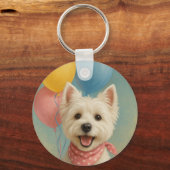 Westie Birthday キーホルダー (裏面)