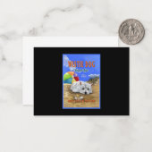 Westie Dog Beach Life ノートカード (正面/裏面インサイチュ)