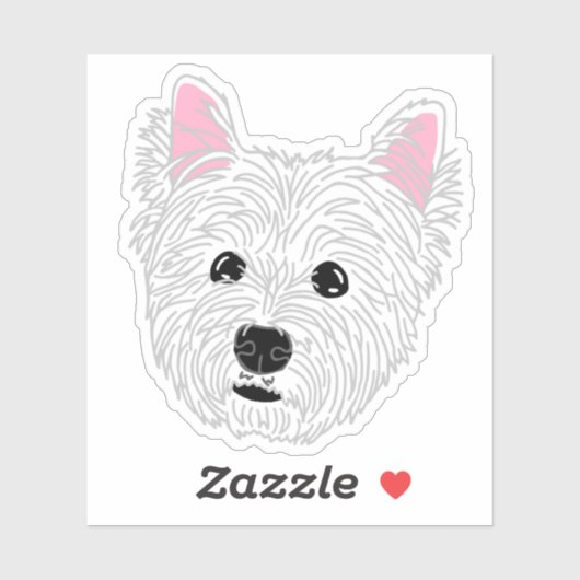 Westie Dog Mom Mug - West Highland Terrier シール (シート)