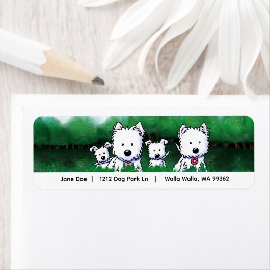 Westie Family ラベル (インサイチュ)