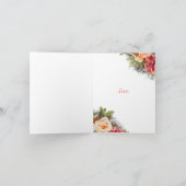 Westie Floral Mother's Day Greeting Card カード (内部)