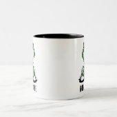 Westie Frog T-Shirt ツートーンマグカップ (中央)