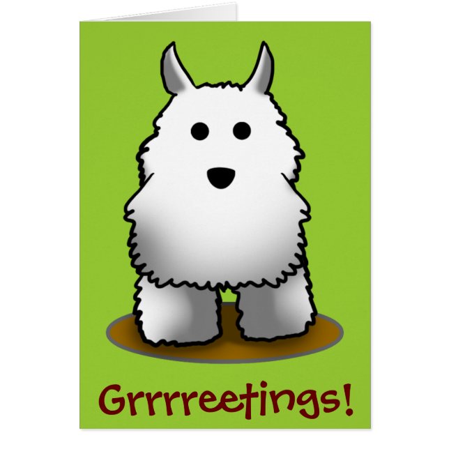 Westie Grrrreetings! (正面)