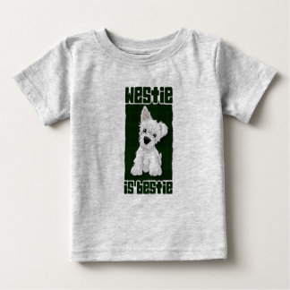 Westie is Bestie ベビーTシャツ