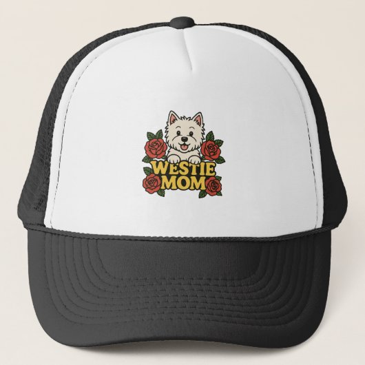 Westie Mom キャップ (正面)