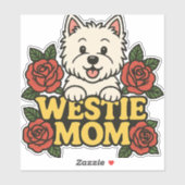 Westie Mom シール (シート)