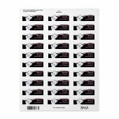 Westie Wave Address Label ラベル (フルシート)