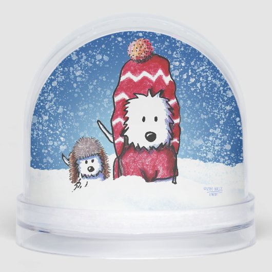 Westie Winter Duo (正面)