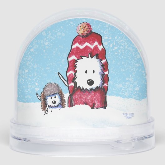 Westie Winter Duo (裏面)