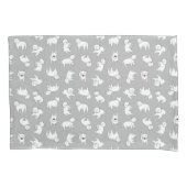 Westiesのよくはしゃぐな枕カバー 枕カバー (正面)