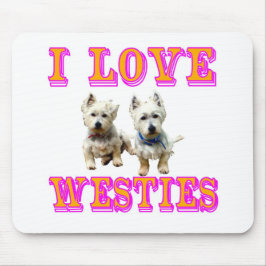 Westiesのマウスパッド マウスパッド