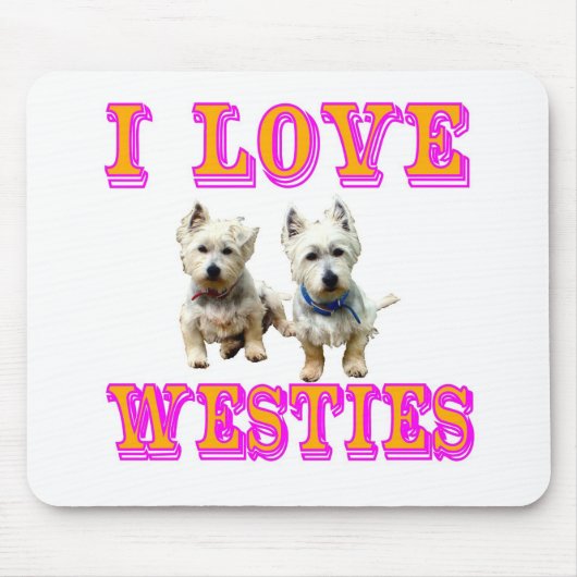 Westiesのマウスパッド マウスパッド (正面)