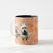 Westiesのマグ ツートーンマグカップ (正面左)