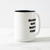 Westievision Westie Terrier Lover  ツートーンマグカップ (正面右)