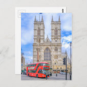 Westminster Abbey, London Postcard ポストカード (正面/裏面)