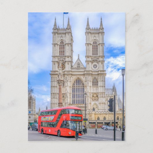 Westminster Abbey, London Postcard ポストカード (正面)