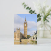 Westminster Bridge and Big Ben、ロンドン英国はがき ポストカード (スタンド正面)