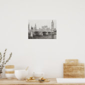 Westminster Bridge London UK.30/10/2006 ポスター (キッチン)