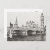 Westminster Bridge London UK.30/10/2006 ポストカード (正面/裏面)