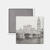 Westminster Bridge London UK.30/10/2006 マグネット (正面/裏面)
