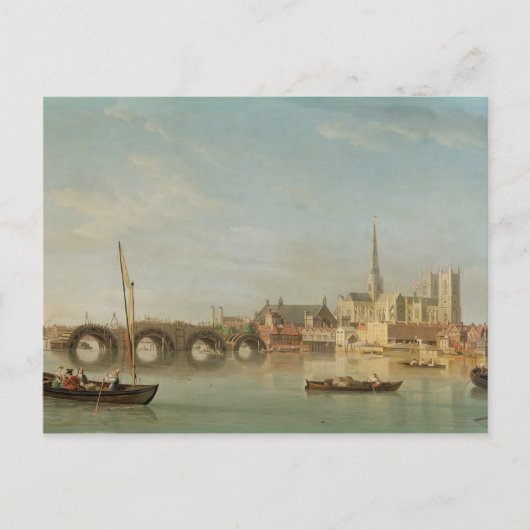 Westminster Bridge with an imaginaの建物 ポストカード (正面)