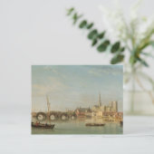 Westminster Bridge with an imaginaの建物 ポストカード (スタンド正面)
