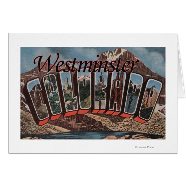 Westminster, Colorado - Large Letter Scenes (正面横)