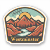 Westminster, Colorado Sticker シール (正面)
