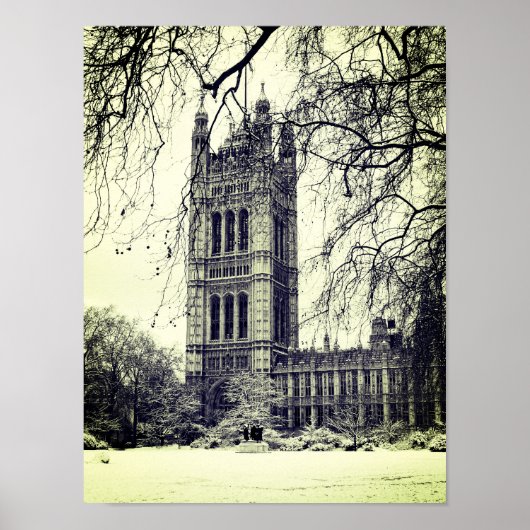 Westminster, Parliament, Winter London - British ポスター (正面)