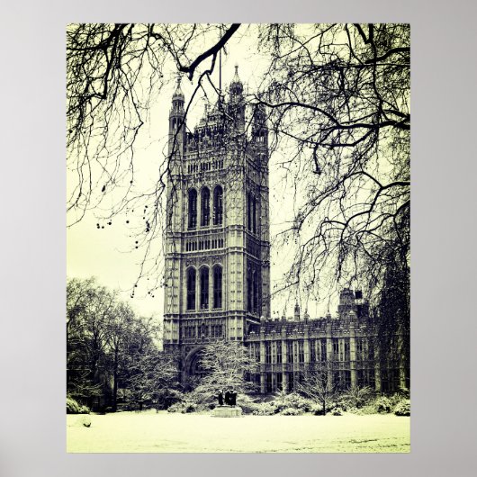 Westminster, Parliament, Winter London - British ポスター (正面)