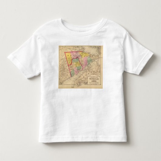 Westmorlandのアルバート郡、NB トドラーTシャツ (正面)