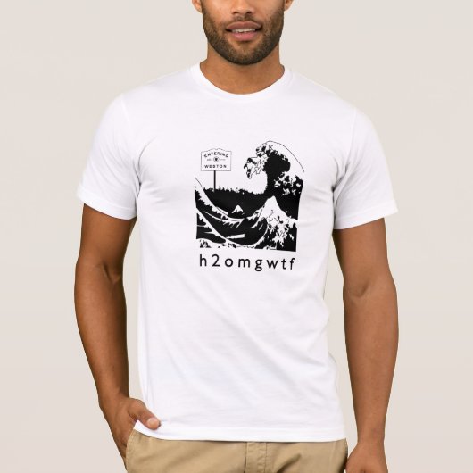 Westonの高波 Tシャツ (正面)