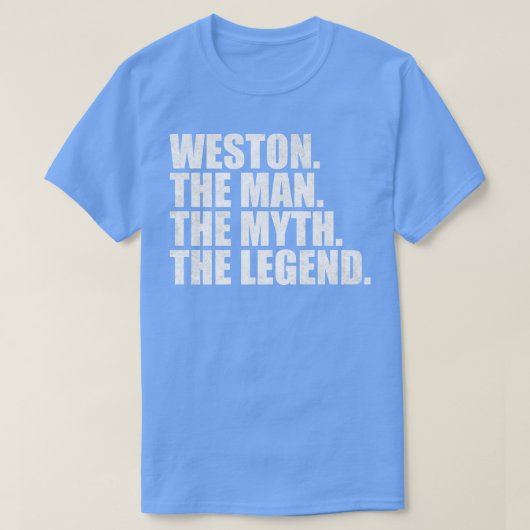 WestonWeston名ウェスト与えン名 Tシャツ (デザイン正面)