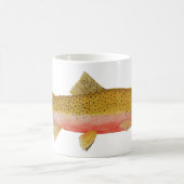 Westslopeの(黒斑点を付けられる)マスのマグ コーヒーマグカップ (中央)