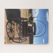 Westward Ho! Remnant of an old covered wagon. ジグソーパズル (横)