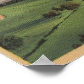 Westwood Hills, CA – キャンパスのビュー ポスター (角)