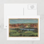 Westwood Hills, CA – キャンパスのビュー ポストカード (正面/裏面)