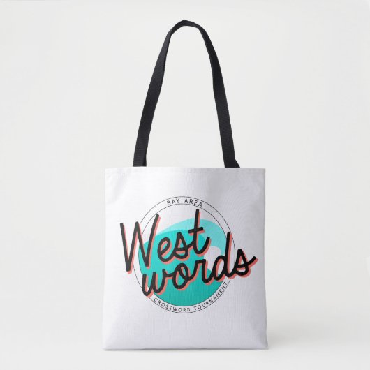 Westwordsトート(ライト/カスタマイズ可能な背景) トートバッグ (正面)