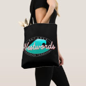 Westwords Reverse Logoトート(濃い背景) トートバッグ (クローズアップ)