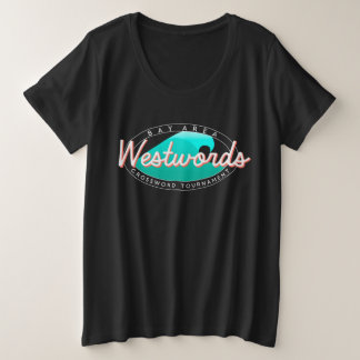 Westwords Reverse Logo Tシャツ（女性のプラスサイズ） プラスサイズTシャツ