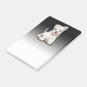 Westyの子犬のカスタムな黒はブロックポスト・イットの衰退します ポストイット (アングル)